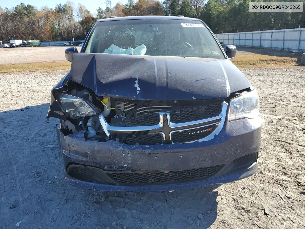 2C4RDGCG9GR242265 2016 Dodge Grand Caravan Sxt