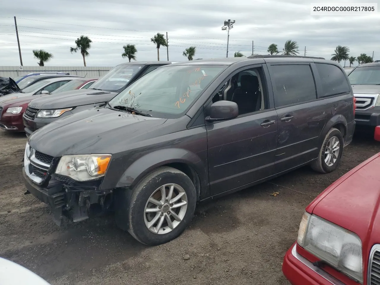 2016 Dodge Grand Caravan Sxt VIN: 2C4RDGCG0GR217805 Lot: 76913534