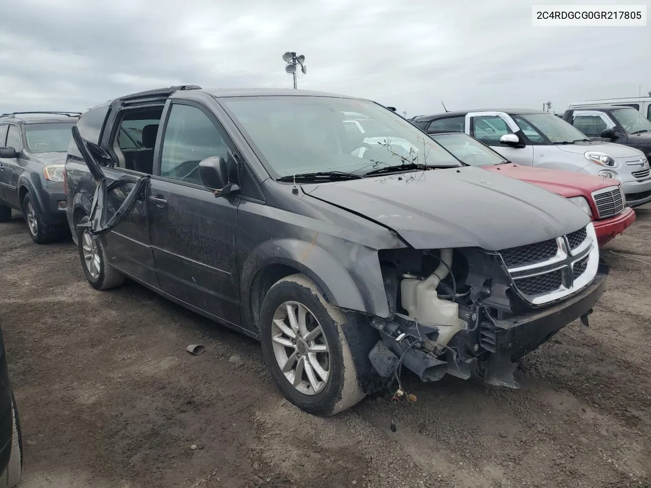 2016 Dodge Grand Caravan Sxt VIN: 2C4RDGCG0GR217805 Lot: 76913534