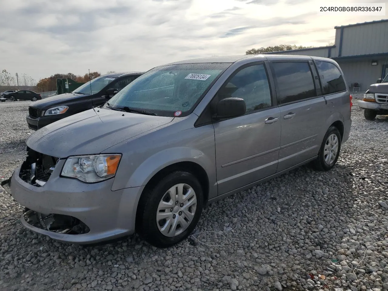 2016 Dodge Grand Caravan Se VIN: 2C4RDGBG8GR336347 Lot: 76925134