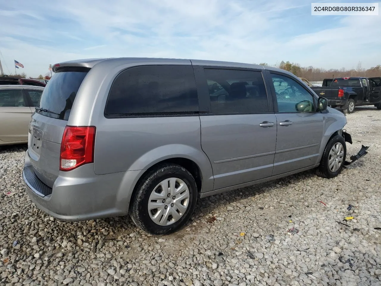 2016 Dodge Grand Caravan Se VIN: 2C4RDGBG8GR336347 Lot: 76925134