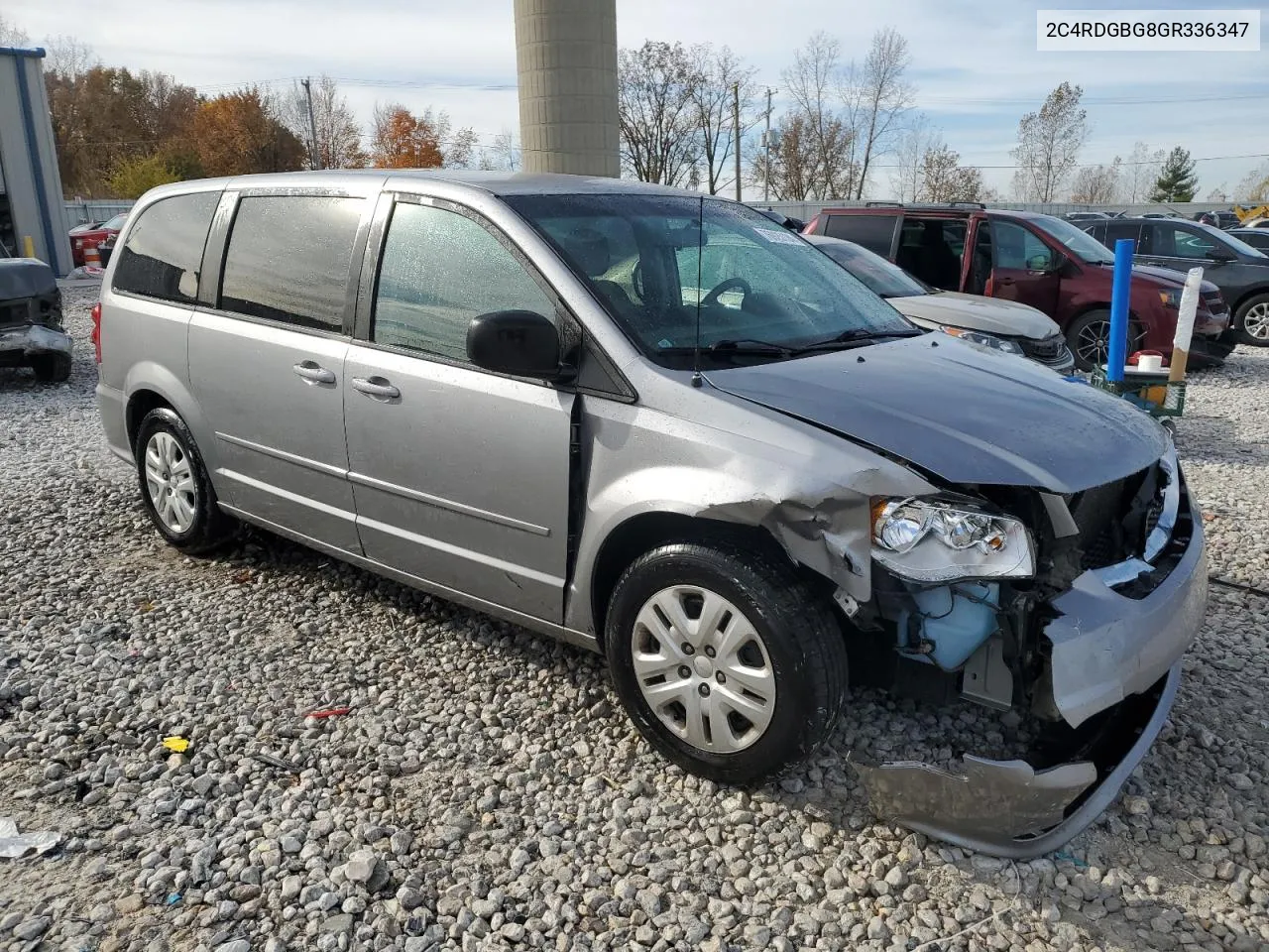 2016 Dodge Grand Caravan Se VIN: 2C4RDGBG8GR336347 Lot: 76925134