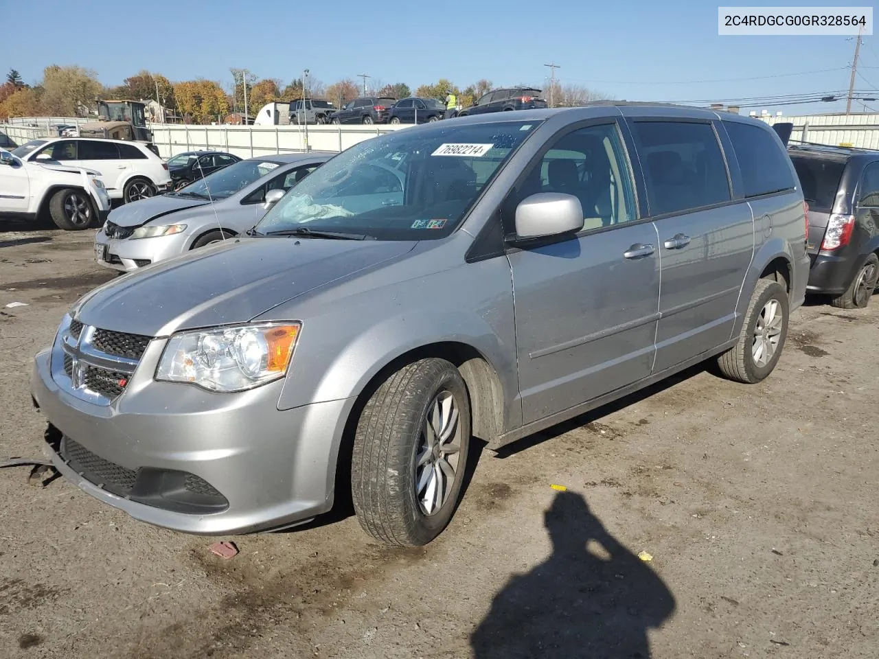 2016 Dodge Grand Caravan Sxt VIN: 2C4RDGCG0GR328564 Lot: 76982214