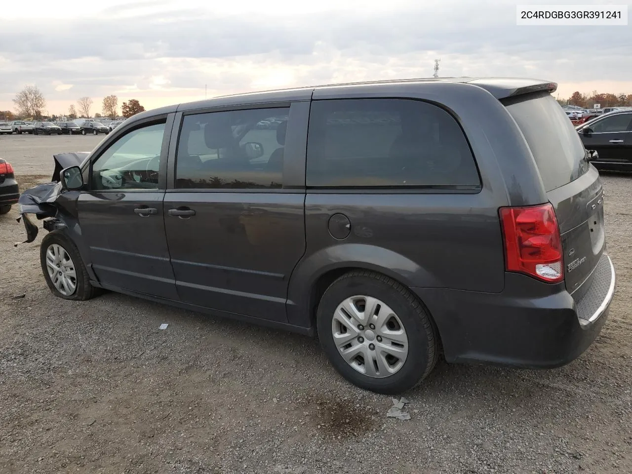 2016 Dodge Grand Caravan Se VIN: 2C4RDGBG3GR391241 Lot: 77114314