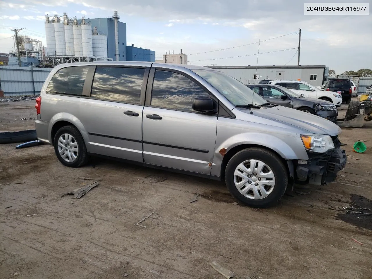 2016 Dodge Grand Caravan Se VIN: 2C4RDGBG4GR116977 Lot: 77320694