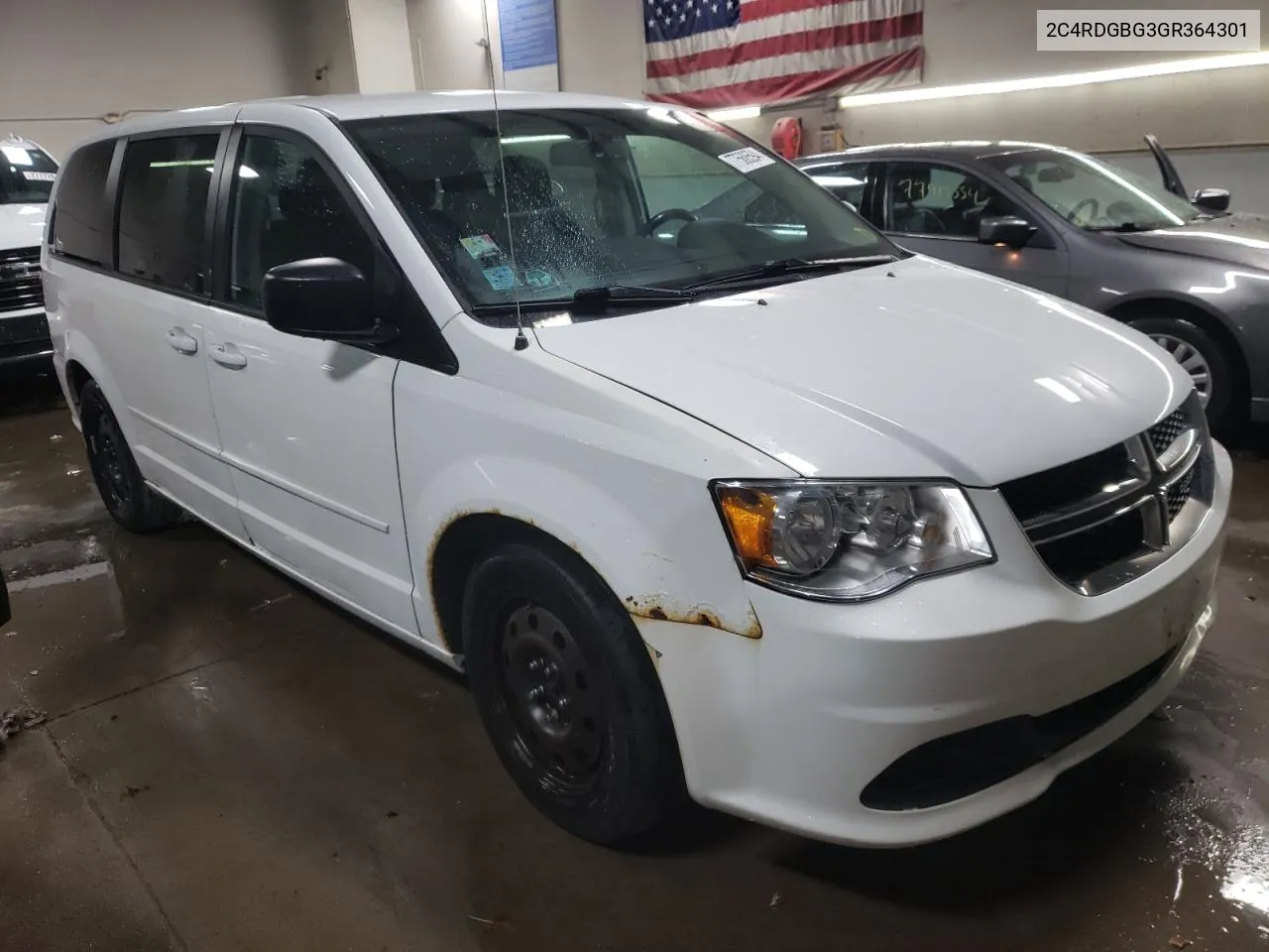 2016 Dodge Grand Caravan Se VIN: 2C4RDGBG3GR364301 Lot: 77568594