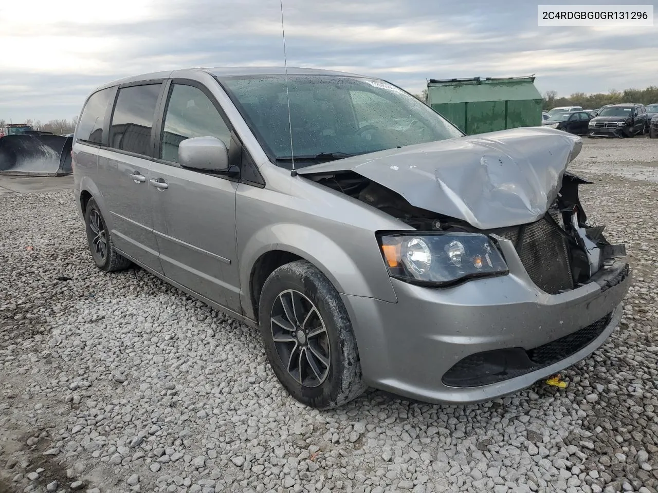 2016 Dodge Grand Caravan Se VIN: 2C4RDGBG0GR131296 Lot: 77598684