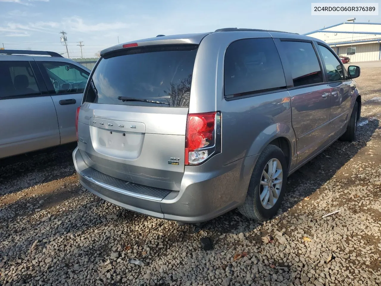 2016 Dodge Grand Caravan Sxt VIN: 2C4RDGCG6GR376389 Lot: 77823584