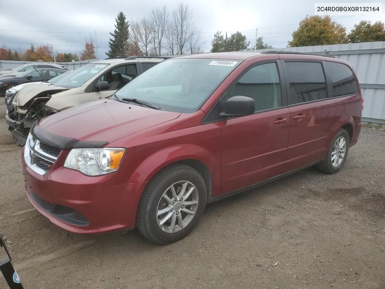 2016 Dodge Grand Caravan Se VIN: 2C4RDGBGXGR132164 Lot: 77950864