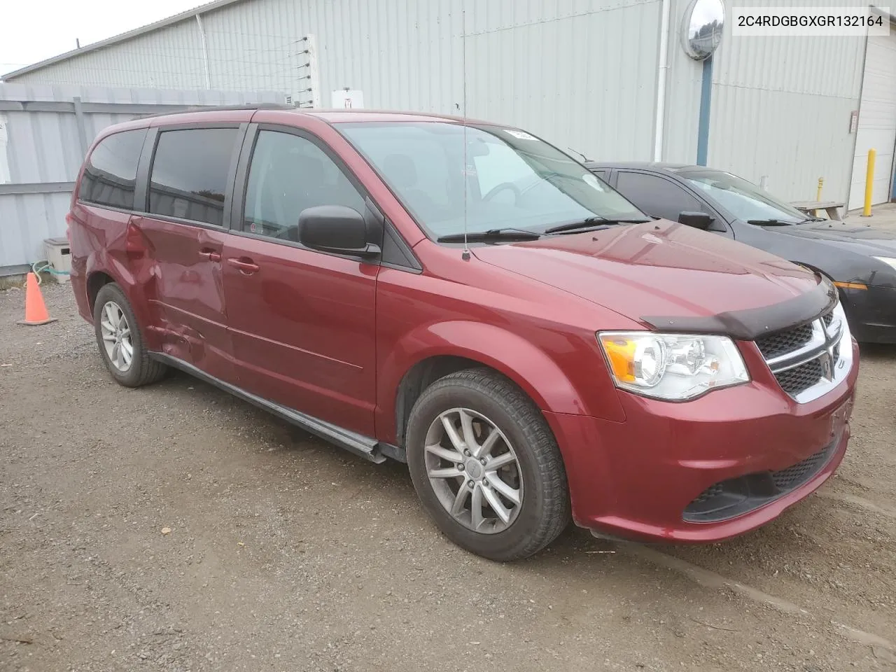 2016 Dodge Grand Caravan Se VIN: 2C4RDGBGXGR132164 Lot: 77950864