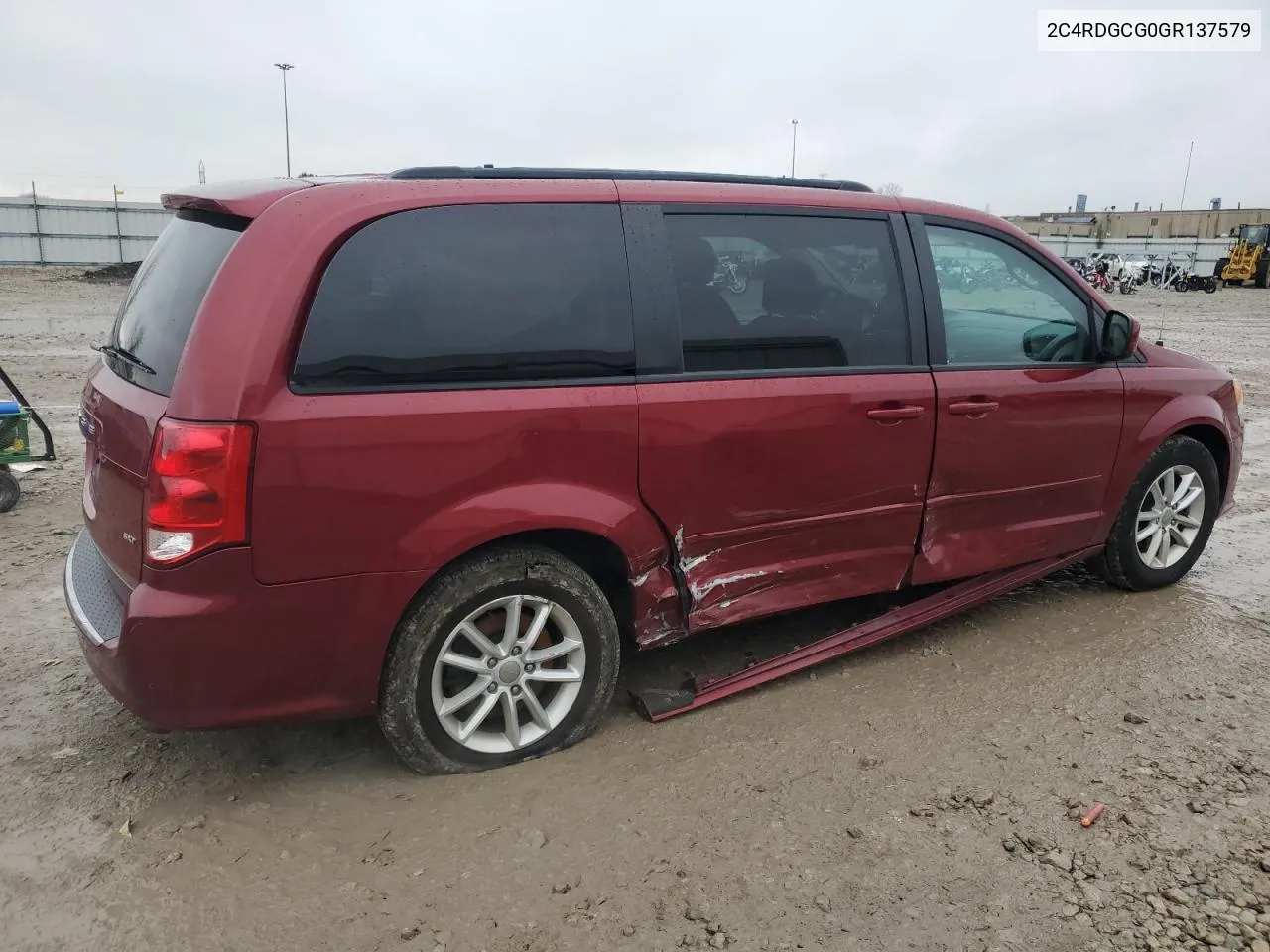 2016 Dodge Grand Caravan Sxt VIN: 2C4RDGCG0GR137579 Lot: 78015304