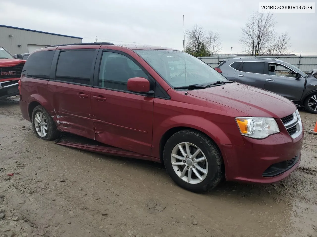 2016 Dodge Grand Caravan Sxt VIN: 2C4RDGCG0GR137579 Lot: 78015304