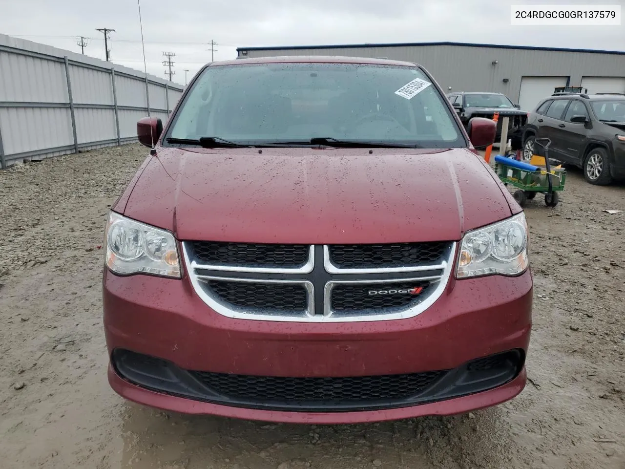 2016 Dodge Grand Caravan Sxt VIN: 2C4RDGCG0GR137579 Lot: 78015304