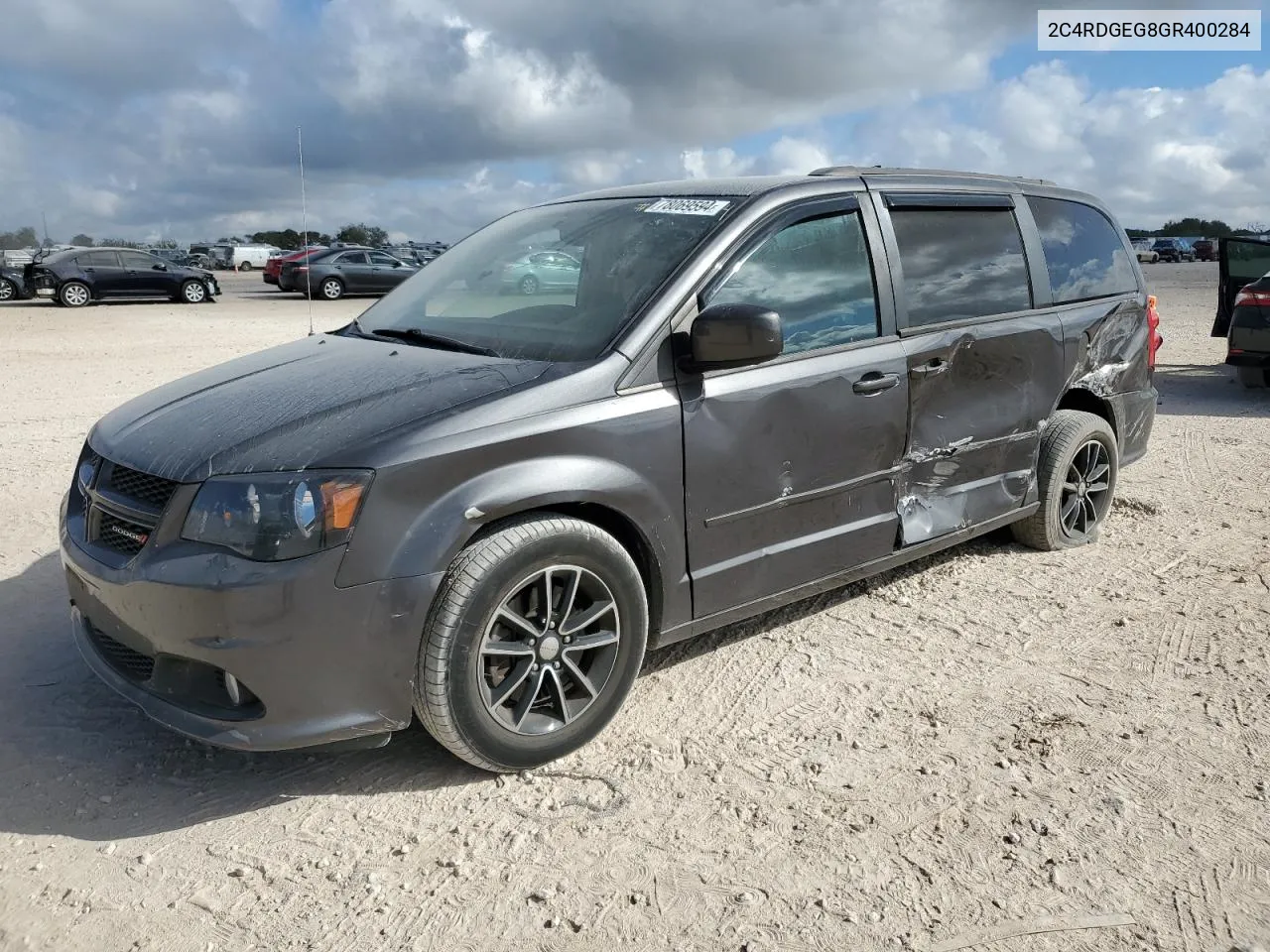 2016 Dodge Grand Caravan R/T VIN: 2C4RDGEG8GR400284 Lot: 78069594