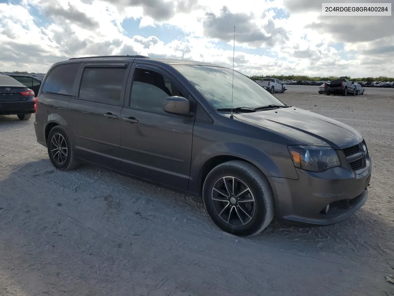 2016 Dodge Grand Caravan R/T VIN: 2C4RDGEG8GR400284 Lot: 78069594