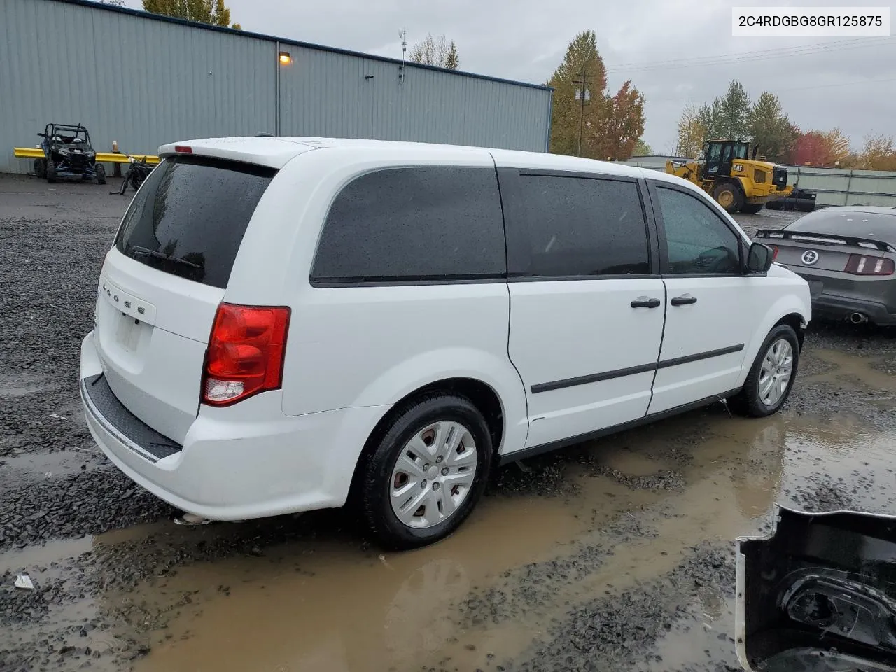 2016 Dodge Grand Caravan Se VIN: 2C4RDGBG8GR125875 Lot: 78287694