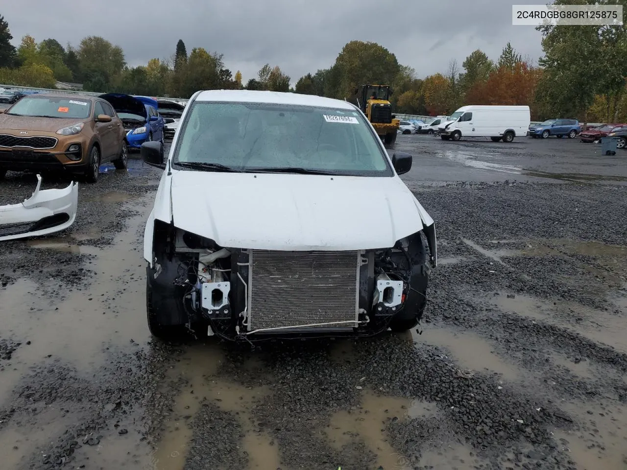 2016 Dodge Grand Caravan Se VIN: 2C4RDGBG8GR125875 Lot: 78287694