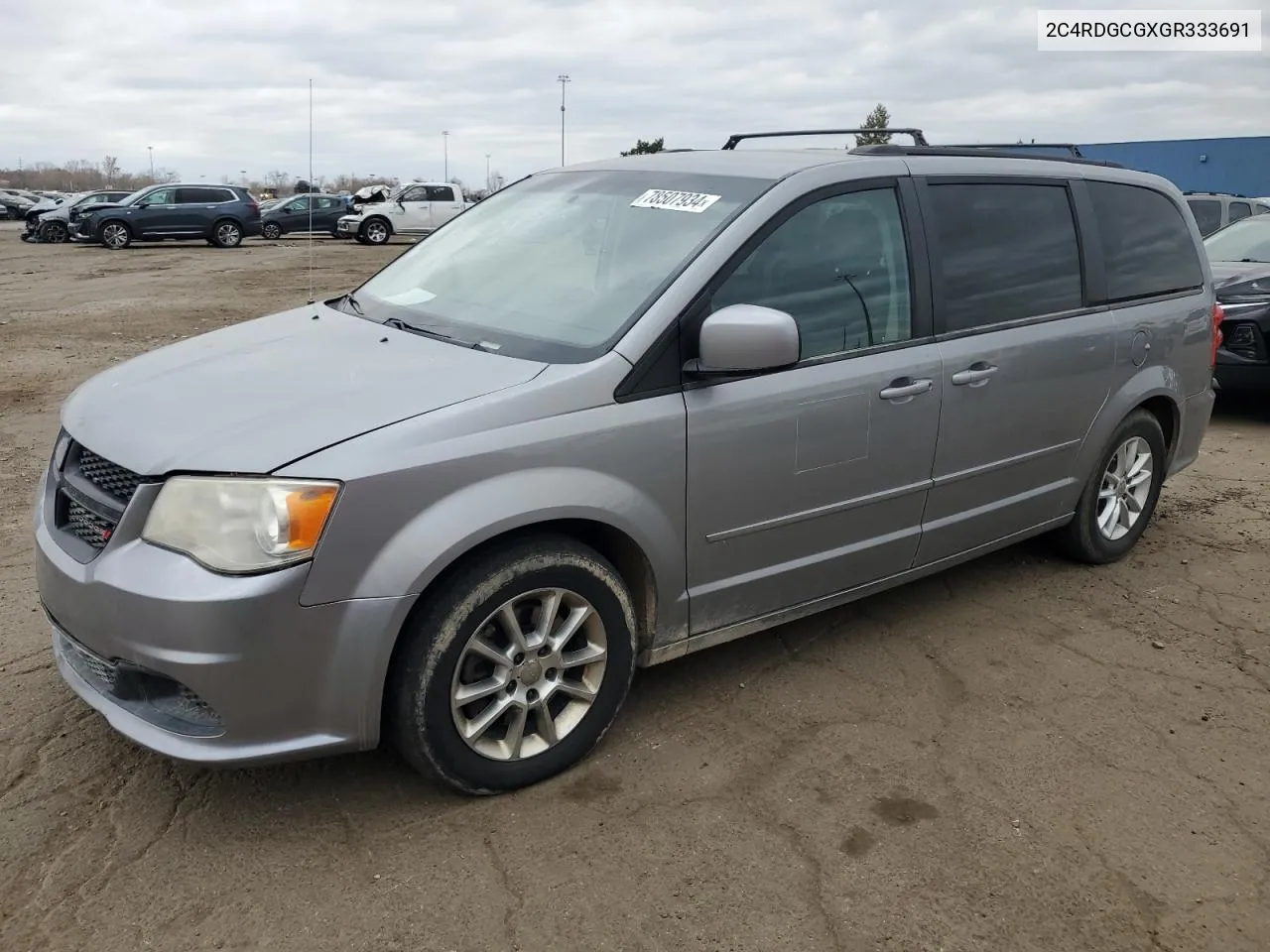 2016 Dodge Grand Caravan Sxt VIN: 2C4RDGCGXGR333691 Lot: 78507934