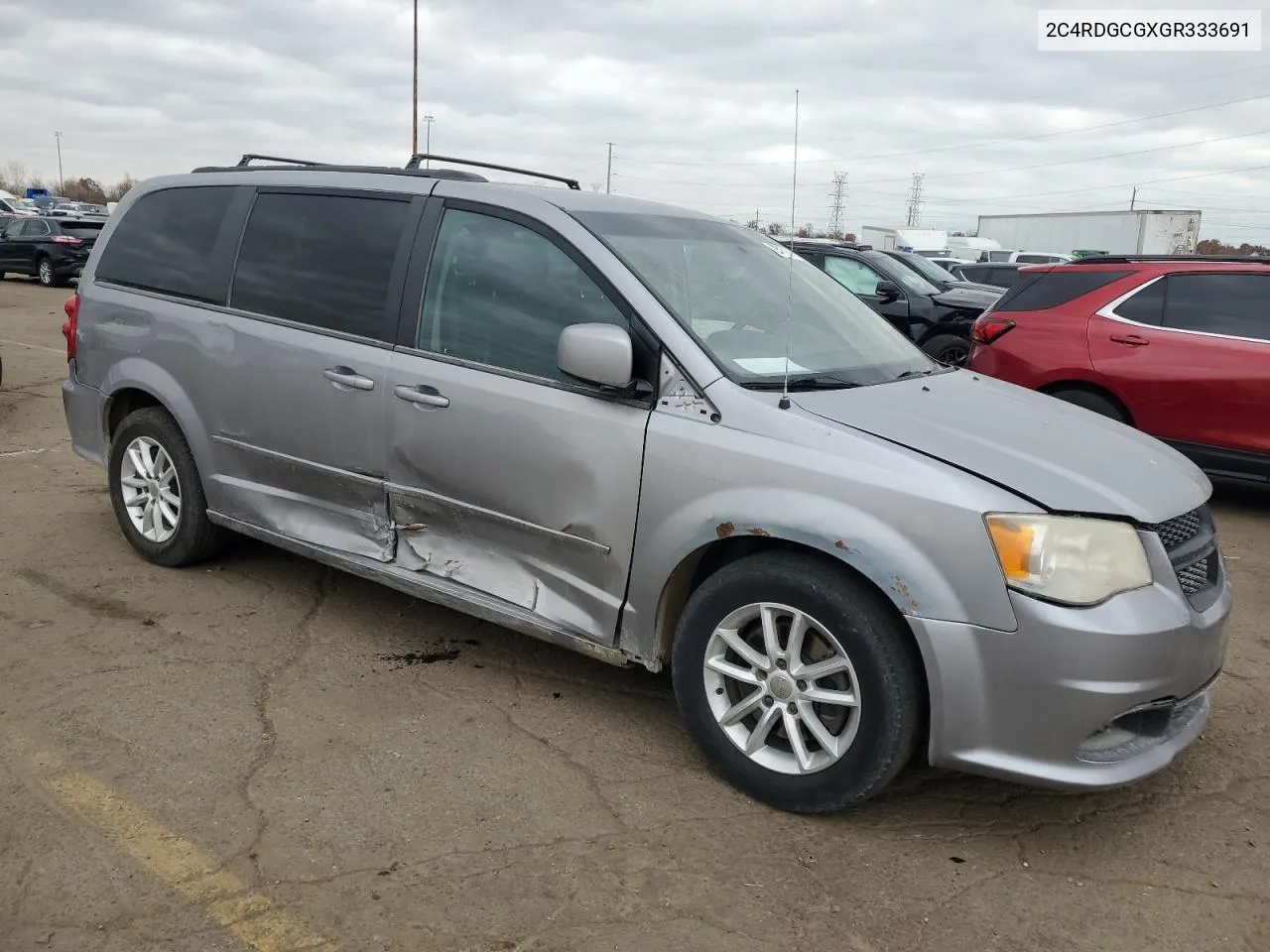 2016 Dodge Grand Caravan Sxt VIN: 2C4RDGCGXGR333691 Lot: 78507934