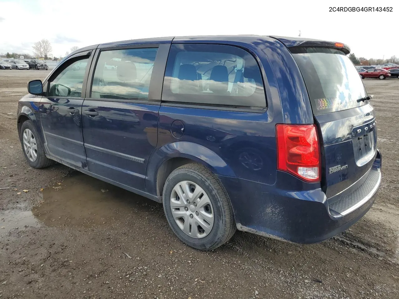 2C4RDGBG4GR143452 2016 Dodge Grand Caravan Se