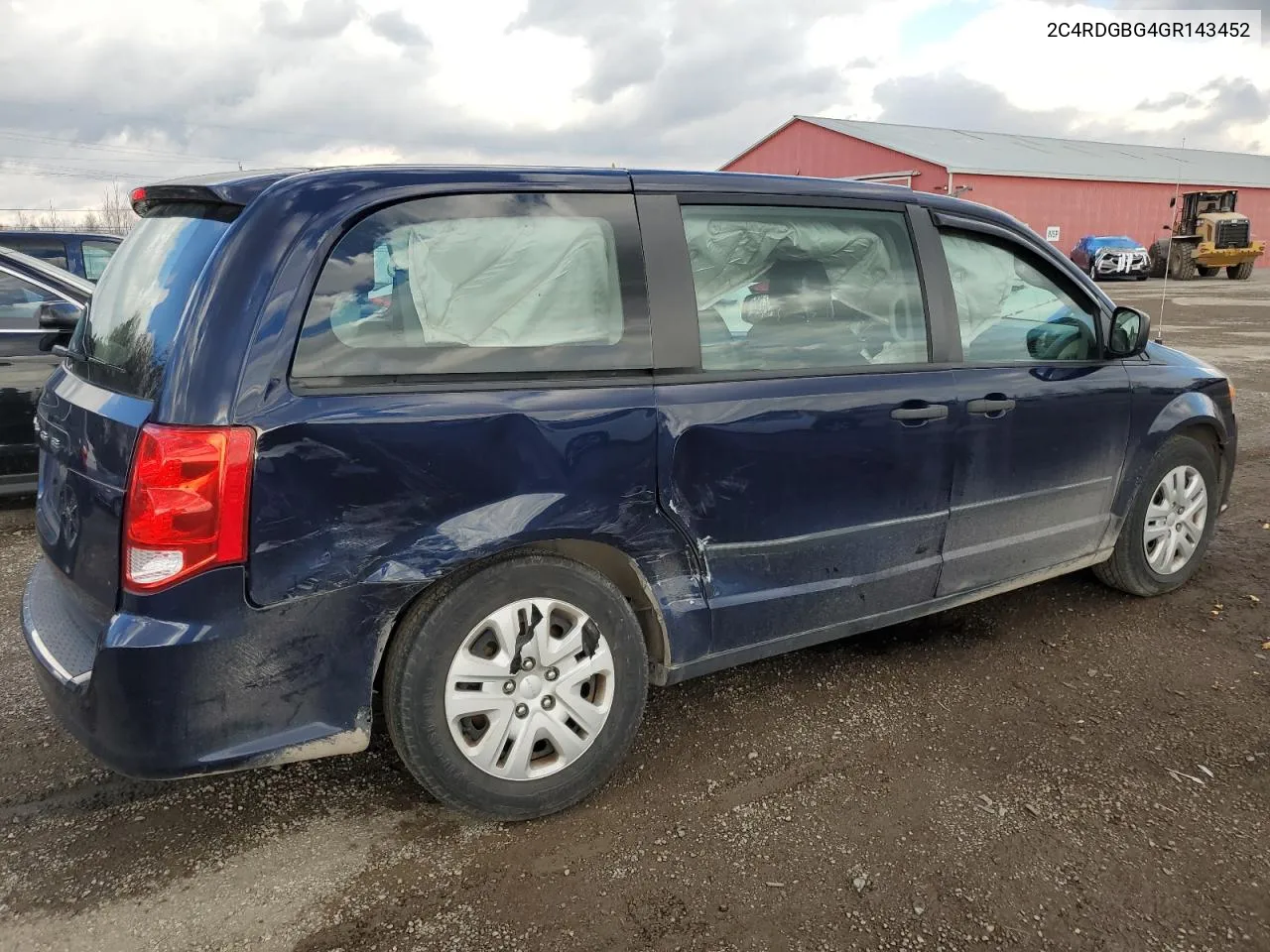 2C4RDGBG4GR143452 2016 Dodge Grand Caravan Se