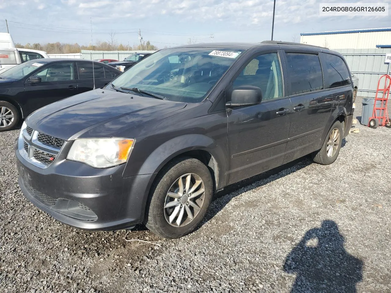 2016 Dodge Grand Caravan Se VIN: 2C4RDGBG6GR126605 Lot: 78873094