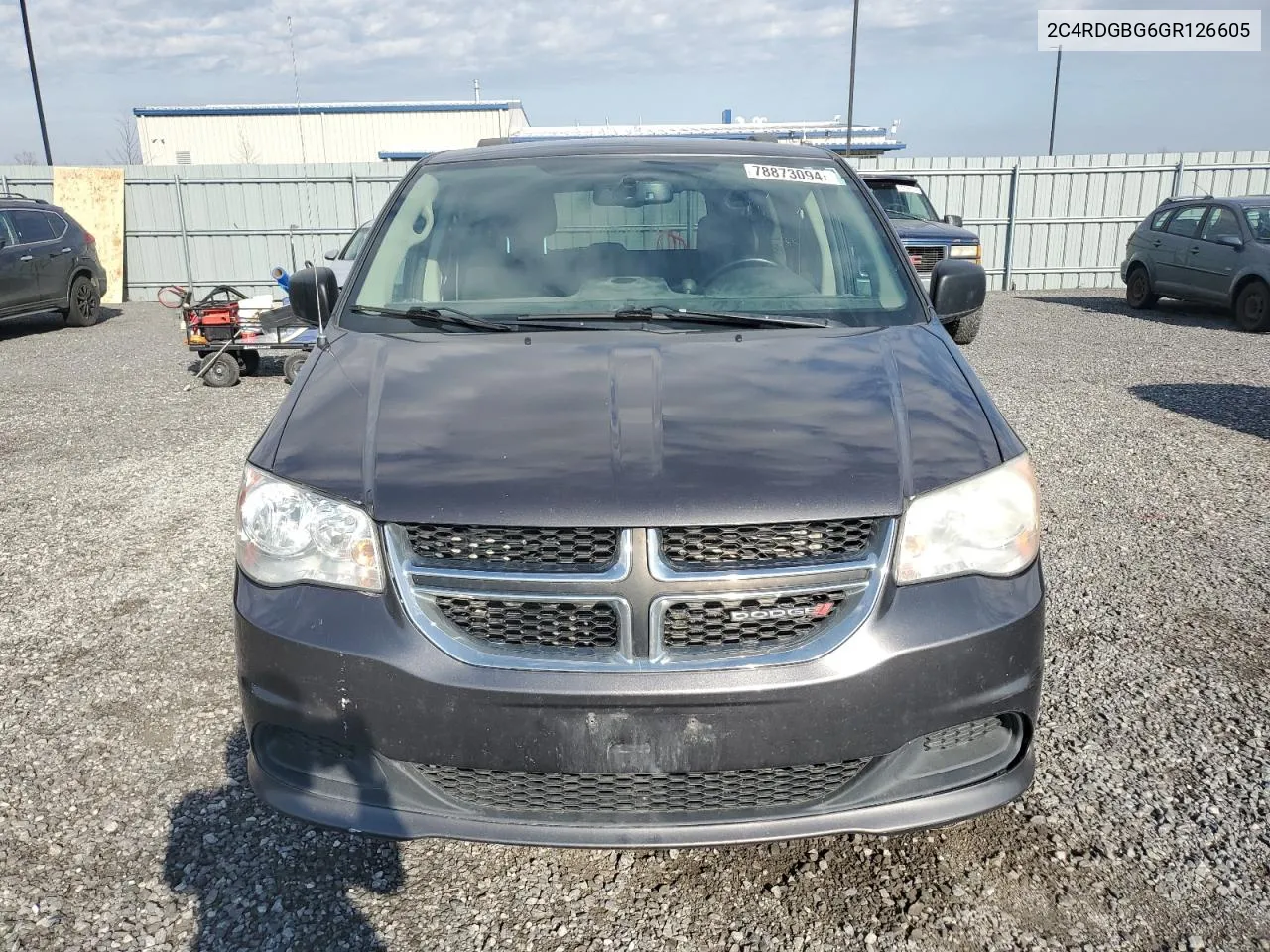 2016 Dodge Grand Caravan Se VIN: 2C4RDGBG6GR126605 Lot: 78873094