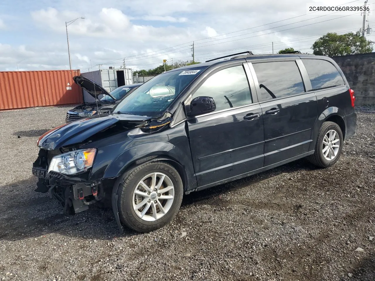 2016 Dodge Grand Caravan Sxt VIN: 2C4RDGCG6GR339536 Lot: 78949844