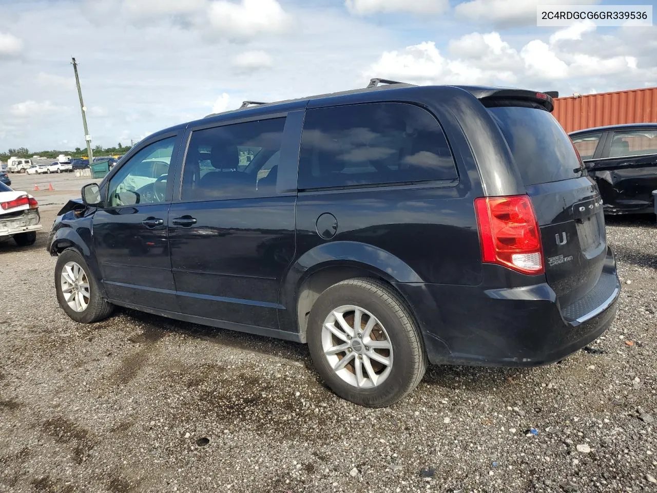 2016 Dodge Grand Caravan Sxt VIN: 2C4RDGCG6GR339536 Lot: 78949844