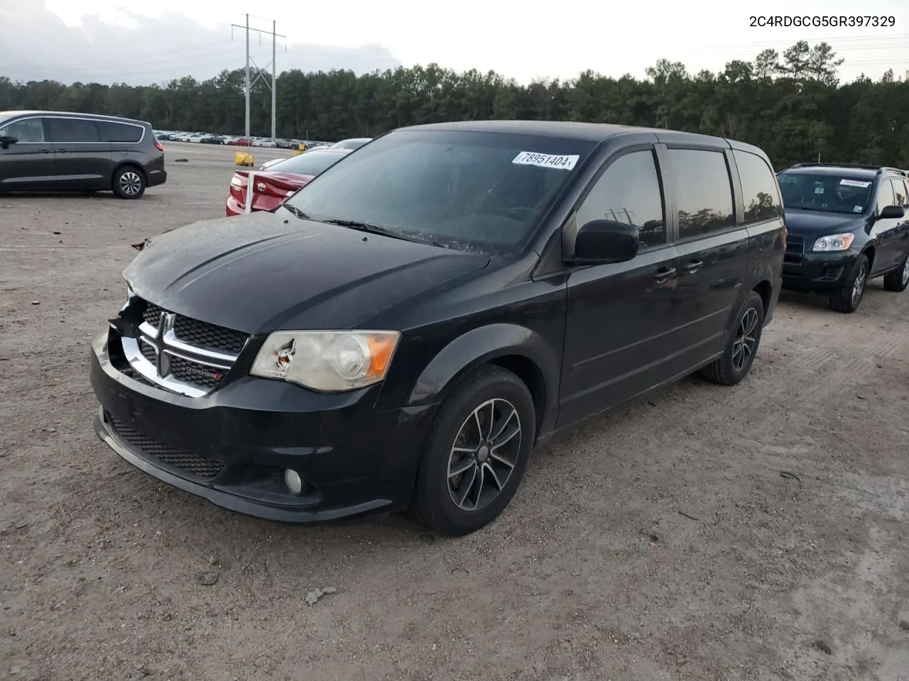 2016 Dodge Grand Caravan Sxt VIN: 2C4RDGCG5GR397329 Lot: 78951404