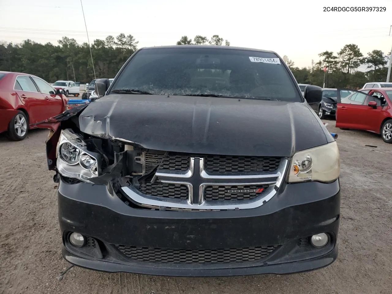 2016 Dodge Grand Caravan Sxt VIN: 2C4RDGCG5GR397329 Lot: 78951404