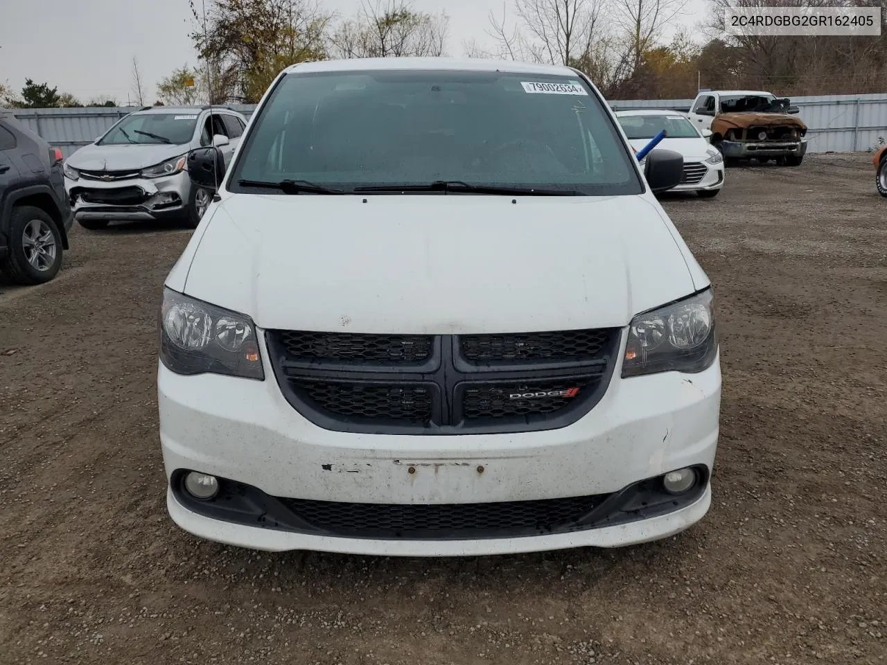 2016 Dodge Grand Caravan Se VIN: 2C4RDGBG2GR162405 Lot: 79002634