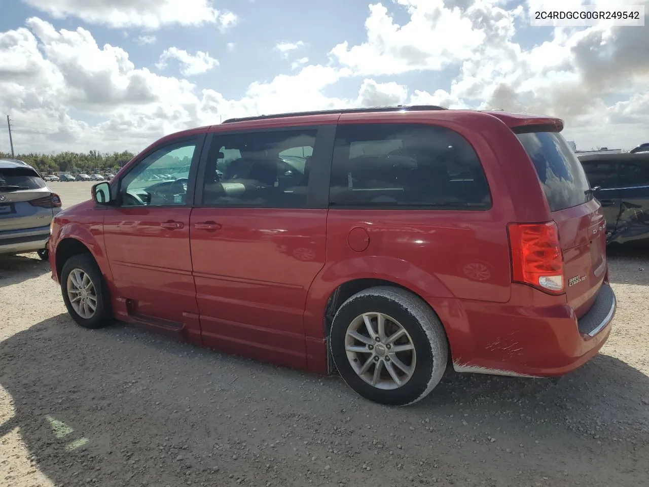 2016 Dodge Grand Caravan Sxt VIN: 2C4RDGCG0GR249542 Lot: 79067934