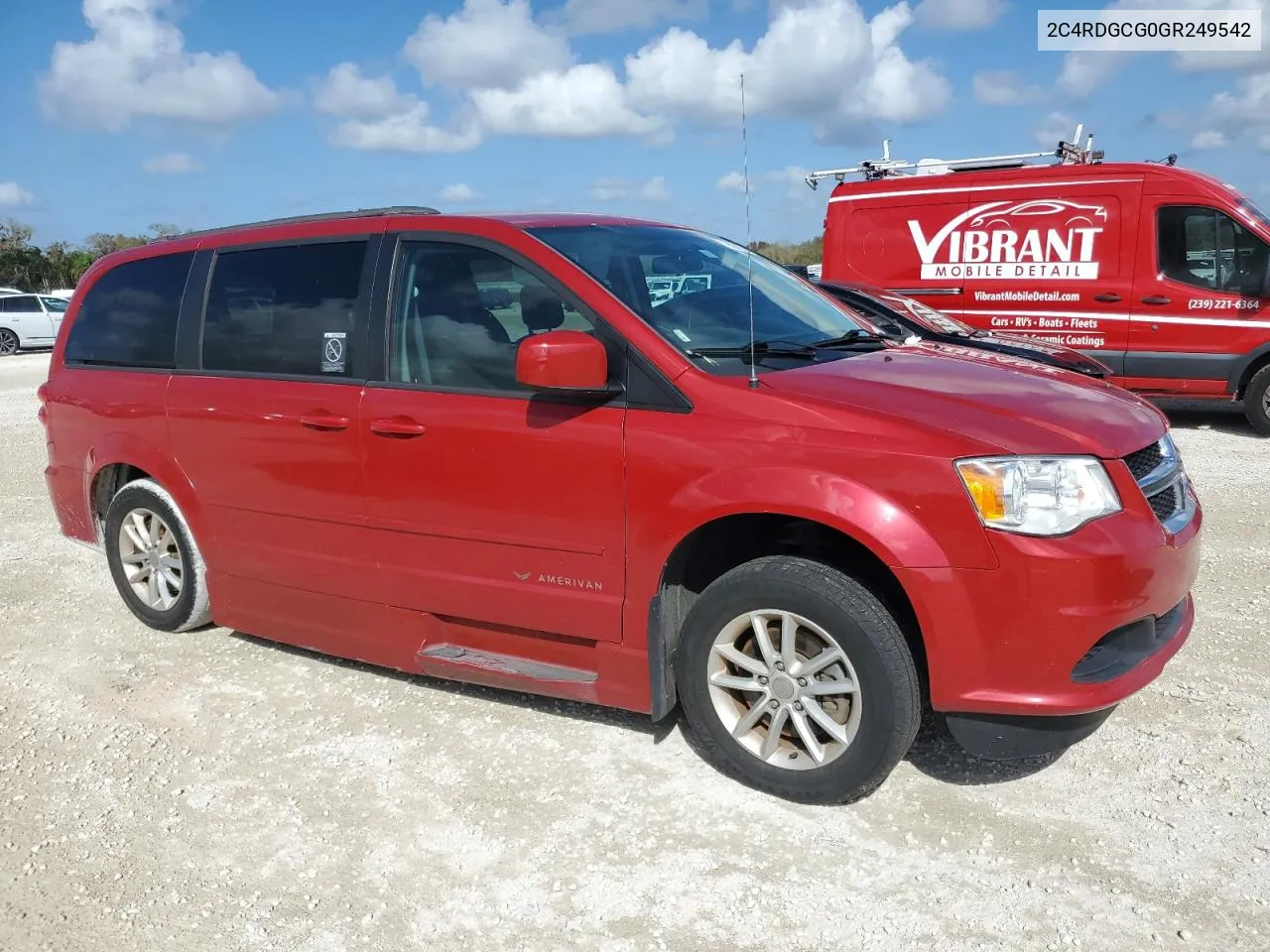 2016 Dodge Grand Caravan Sxt VIN: 2C4RDGCG0GR249542 Lot: 79067934