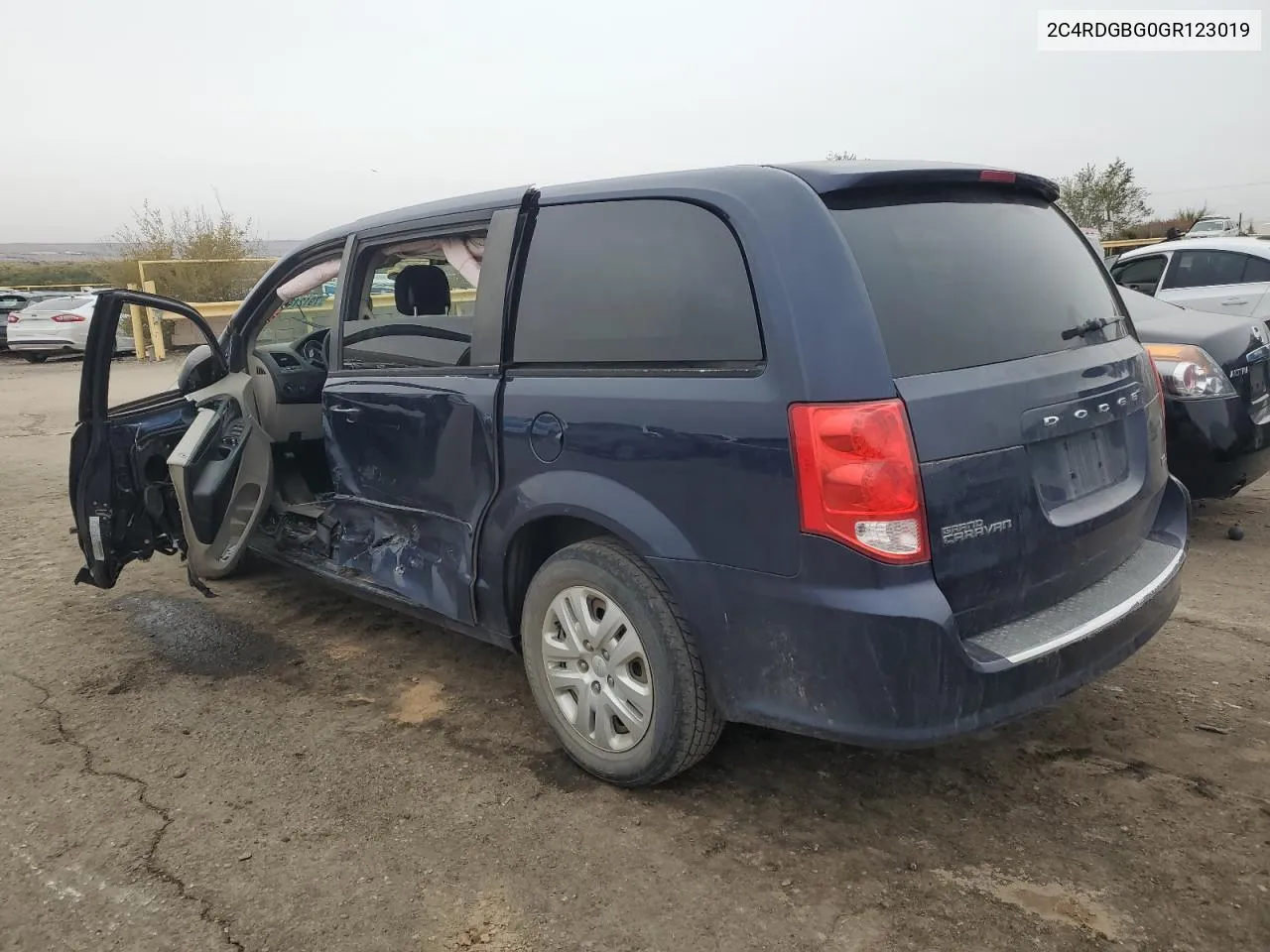 2016 Dodge Grand Caravan Se VIN: 2C4RDGBG0GR123019 Lot: 79121464