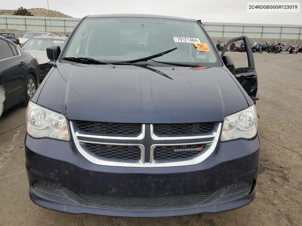 2016 Dodge Grand Caravan Se VIN: 2C4RDGBG0GR123019 Lot: 79121464