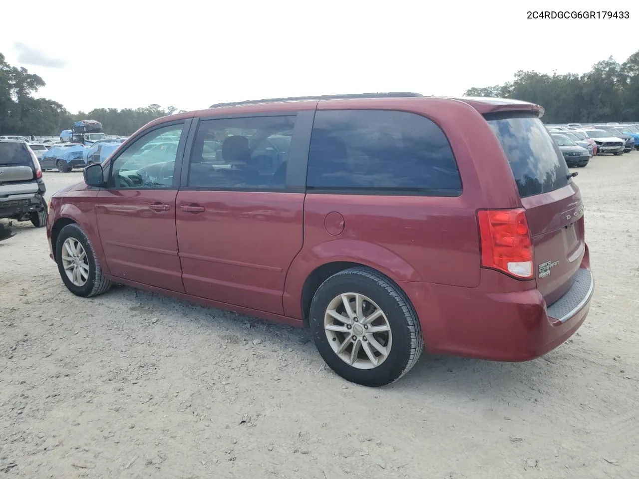 2C4RDGCG6GR179433 2016 Dodge Grand Caravan Sxt