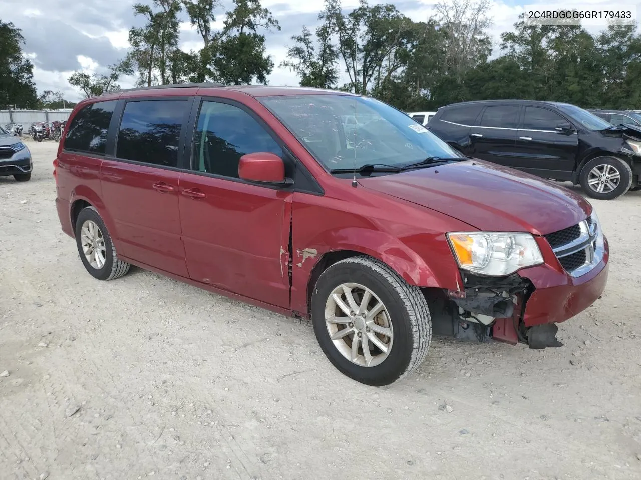 2C4RDGCG6GR179433 2016 Dodge Grand Caravan Sxt