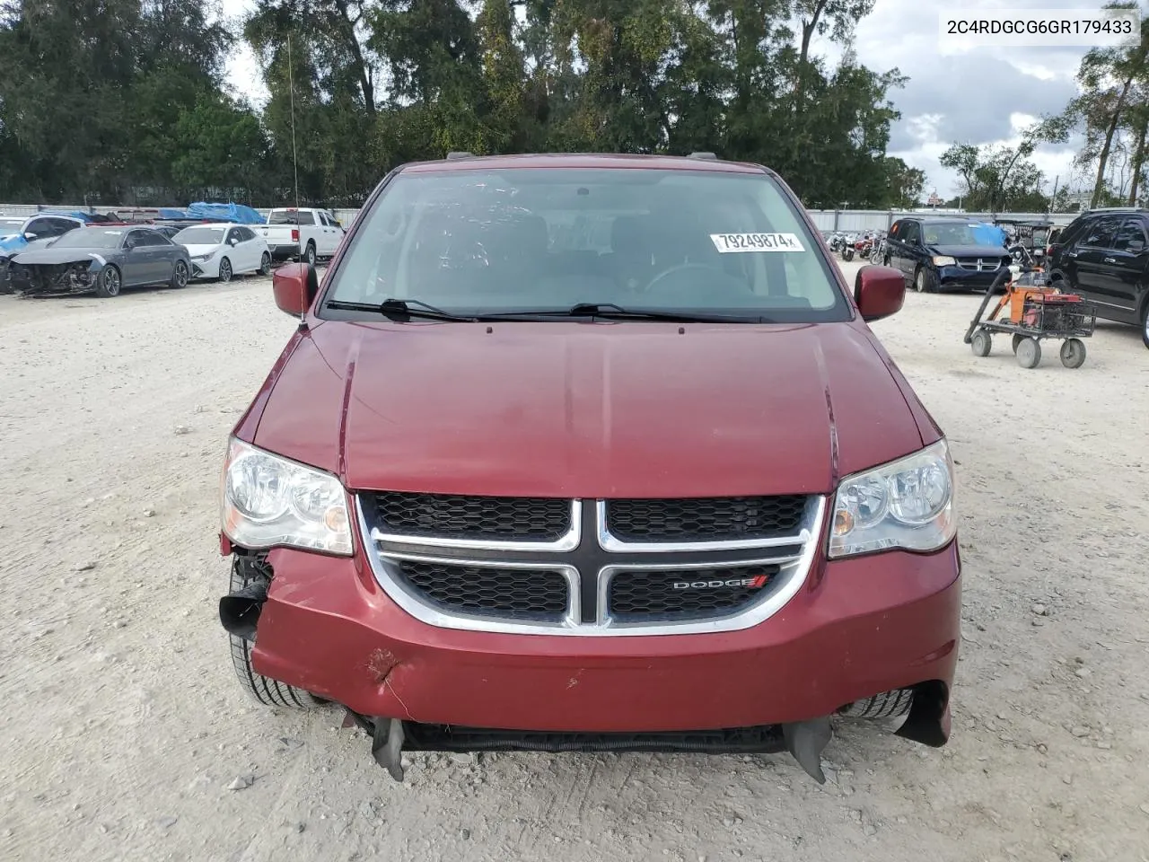 2C4RDGCG6GR179433 2016 Dodge Grand Caravan Sxt