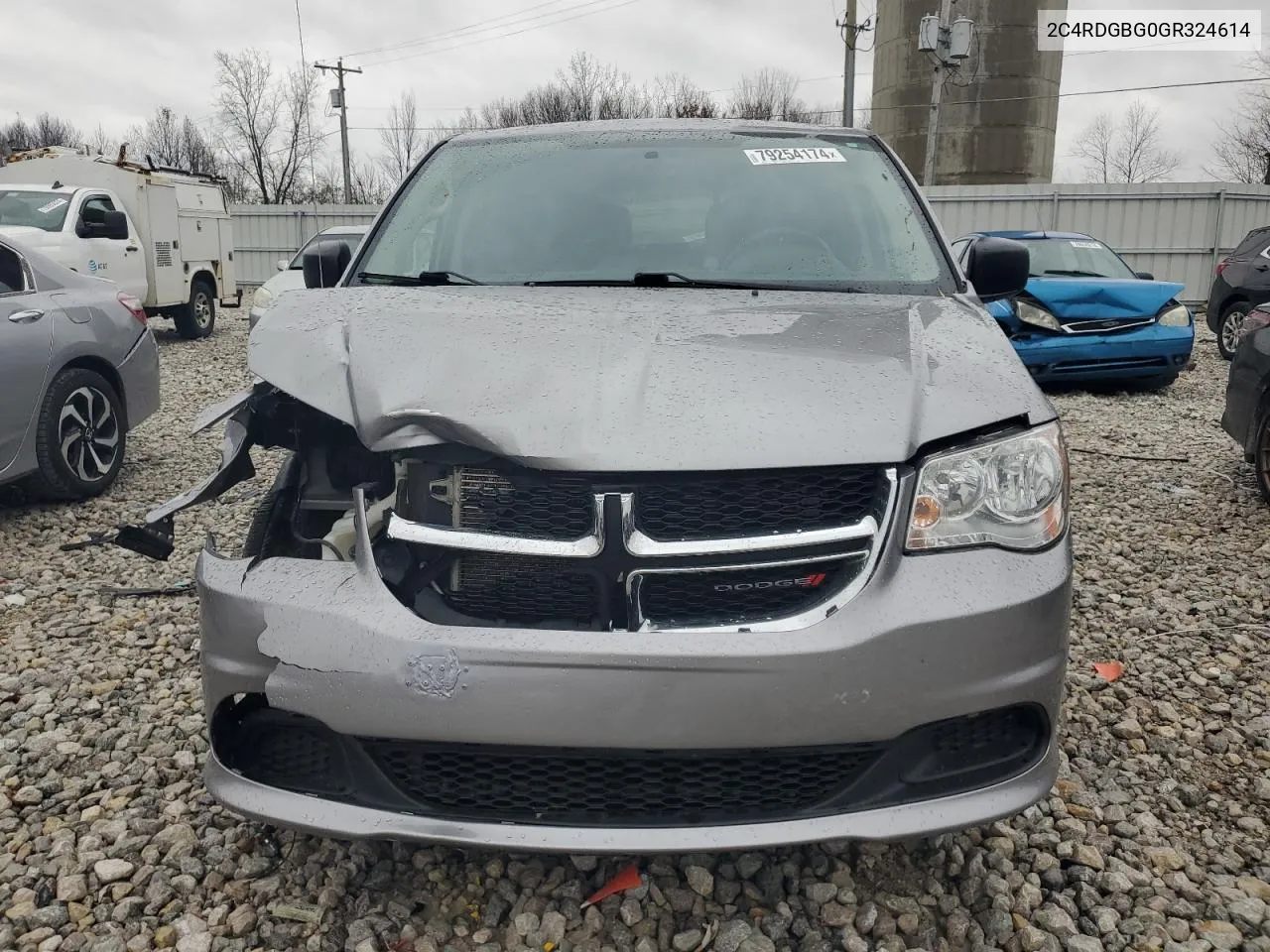 2016 Dodge Grand Caravan Se VIN: 2C4RDGBG0GR324614 Lot: 79254174