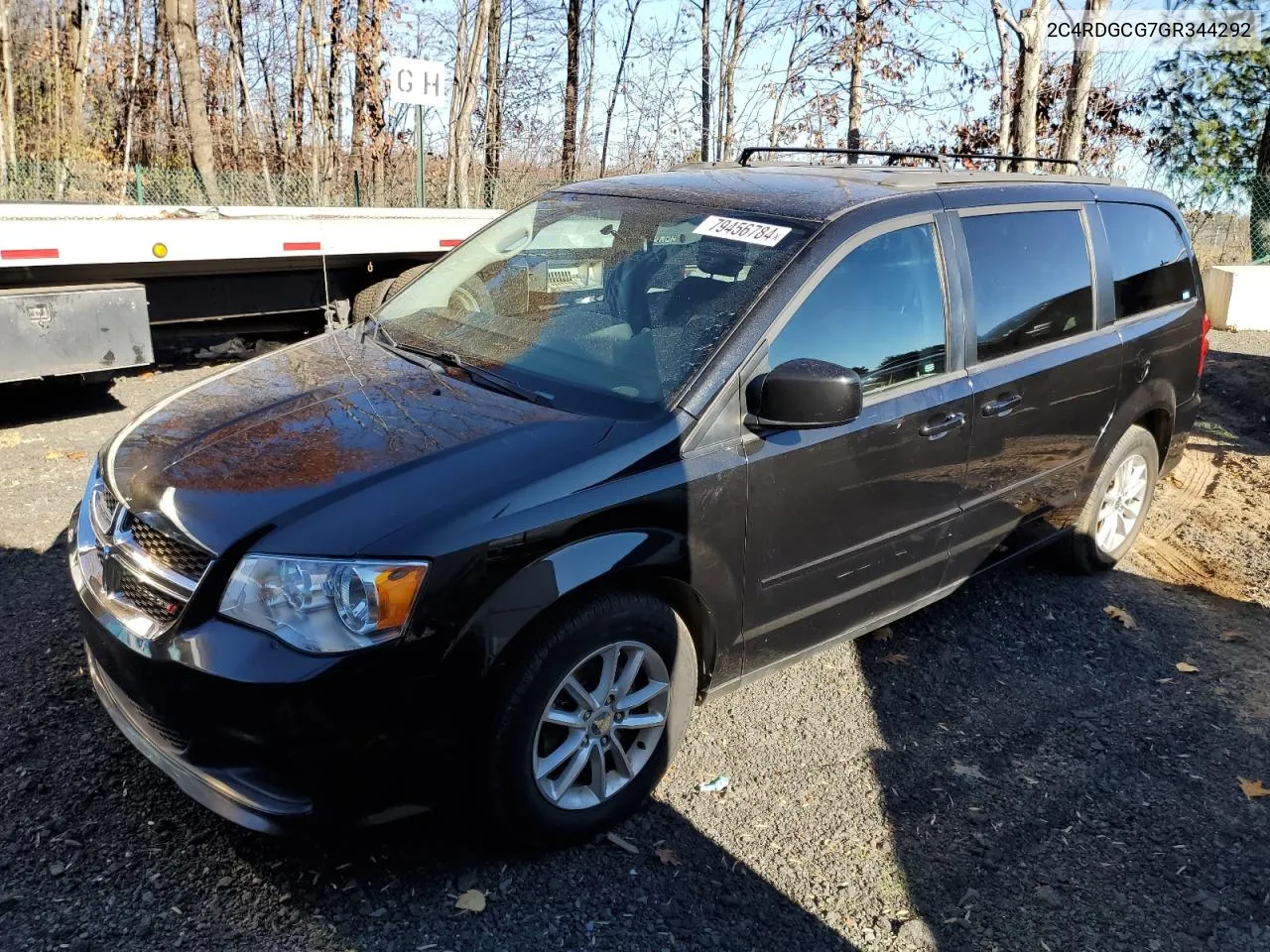 2016 Dodge Grand Caravan Sxt VIN: 2C4RDGCG7GR344292 Lot: 79456784