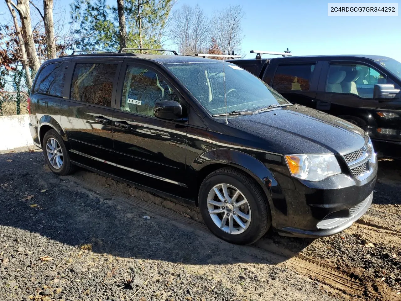 2016 Dodge Grand Caravan Sxt VIN: 2C4RDGCG7GR344292 Lot: 79456784