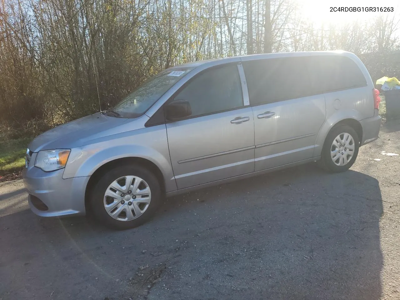 2016 Dodge Grand Caravan Se VIN: 2C4RDGBG1GR316263 Lot: 79676334