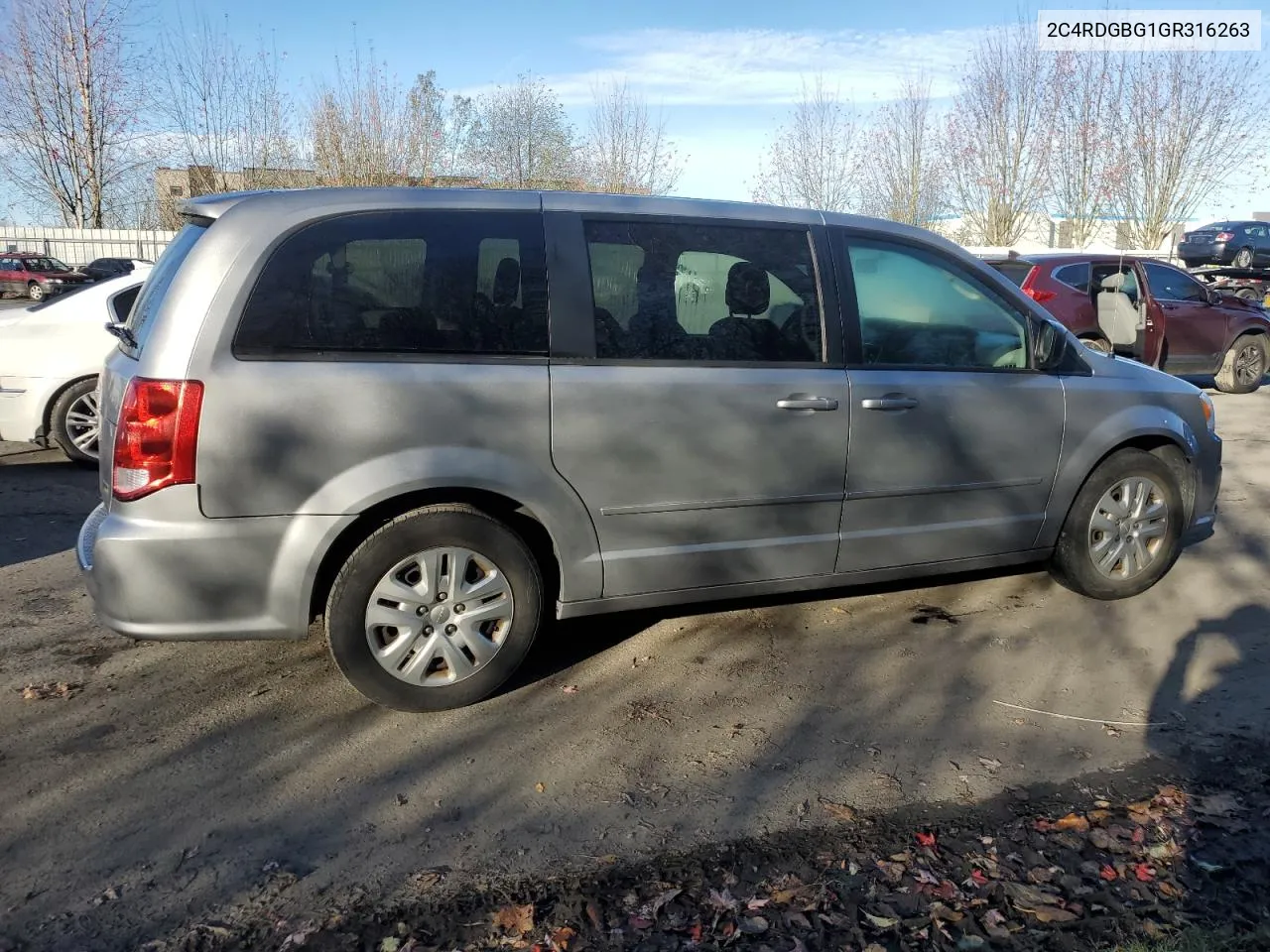 2016 Dodge Grand Caravan Se VIN: 2C4RDGBG1GR316263 Lot: 79676334