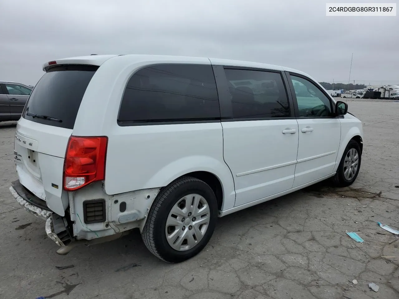 2016 Dodge Grand Caravan Se VIN: 2C4RDGBG8GR311867 Lot: 80043594