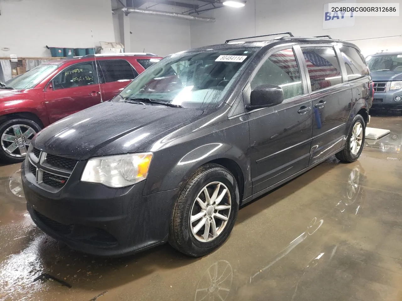 2016 Dodge Grand Caravan Sxt VIN: 2C4RDGCG0GR312686 Lot: 80484114