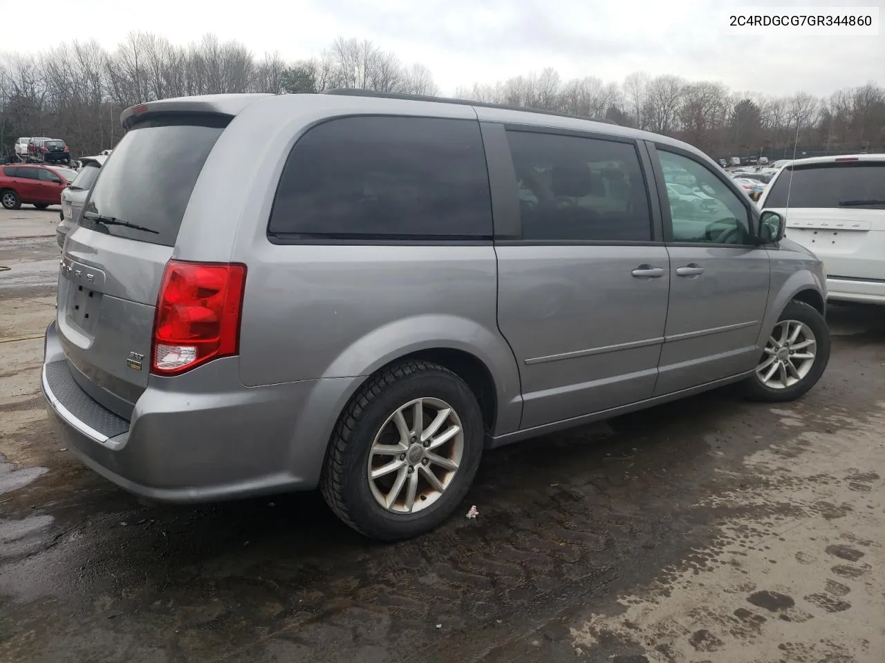 2016 Dodge Grand Caravan Sxt VIN: 2C4RDGCG7GR344860 Lot: 80499684