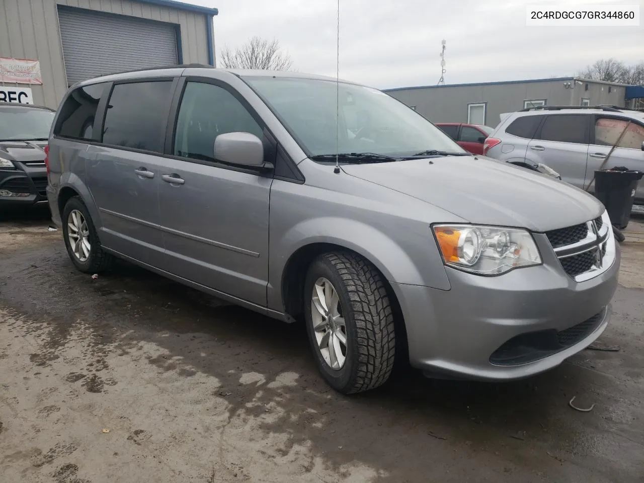 2016 Dodge Grand Caravan Sxt VIN: 2C4RDGCG7GR344860 Lot: 80499684