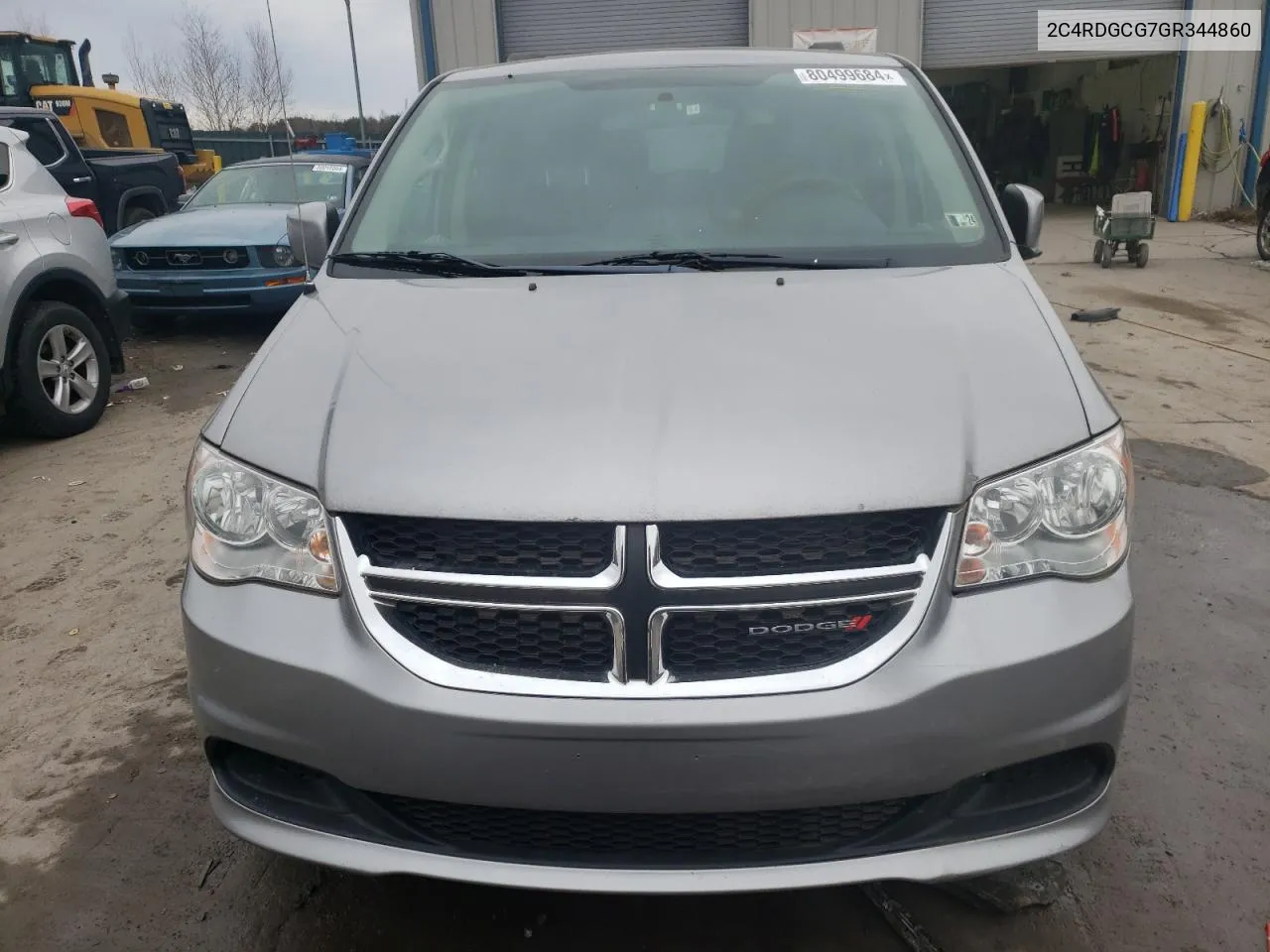 2016 Dodge Grand Caravan Sxt VIN: 2C4RDGCG7GR344860 Lot: 80499684