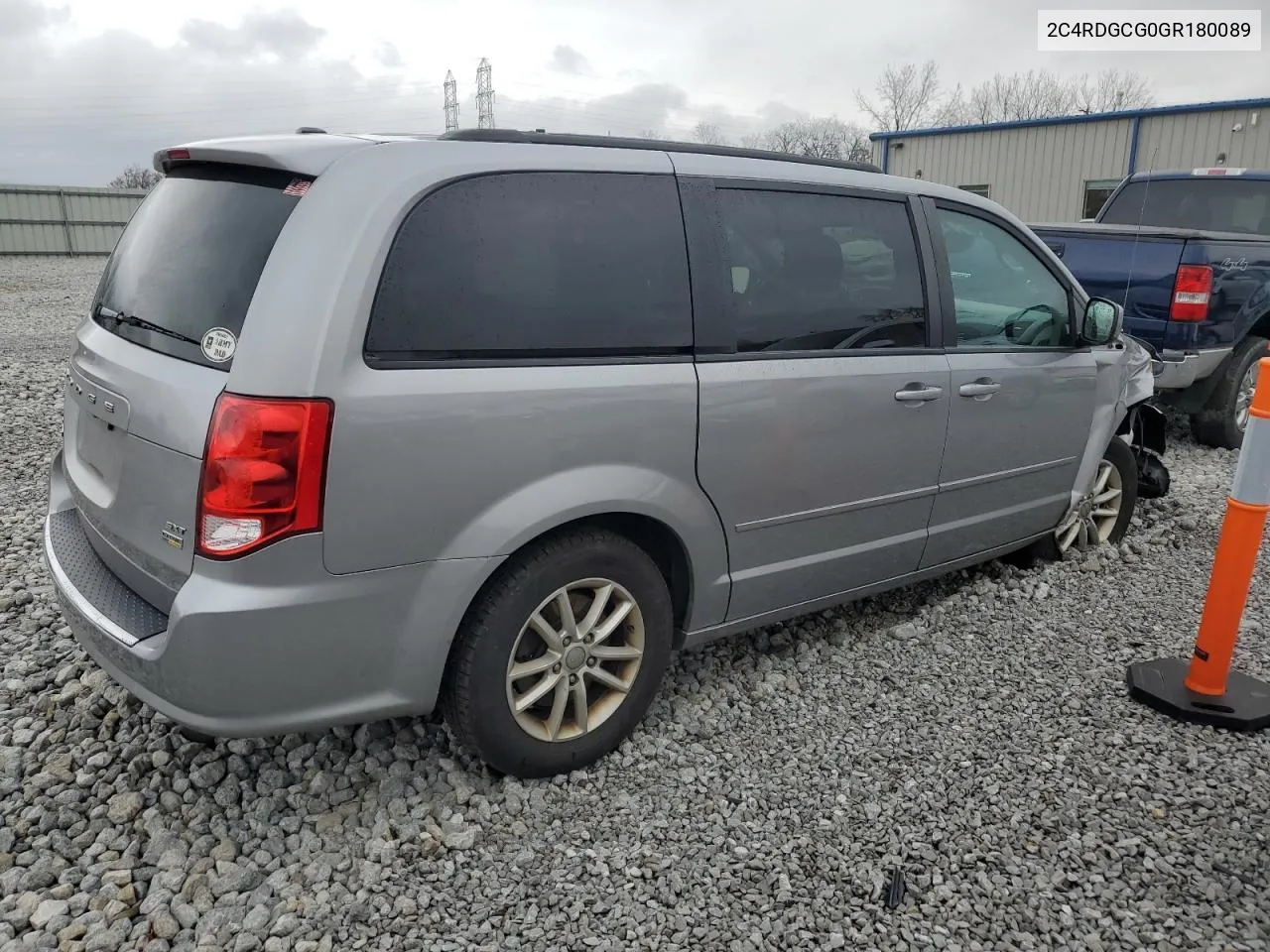 2016 Dodge Grand Caravan Sxt VIN: 2C4RDGCG0GR180089 Lot: 80911504